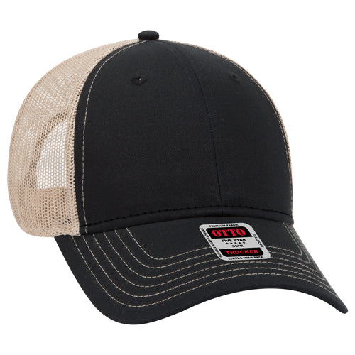 OTTO CAP® 6 Panel Low Profile Mesh Back Trucker Hat