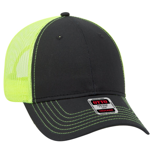 OTTO CAP® 6 Panel Low Profile Mesh Back Trucker Hat