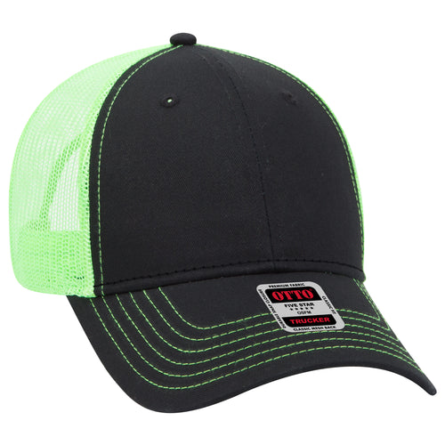 OTTO CAP® 6 Panel Low Profile Mesh Back Trucker Hat