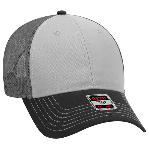 OTTO CAP® 6 Panel Low Profile Mesh Back Trucker Hat