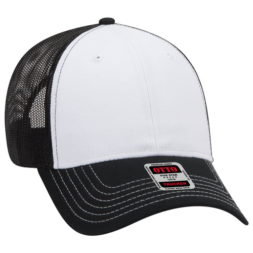 OTTO CAP® 6 Panel Low Profile Mesh Back Trucker Hat