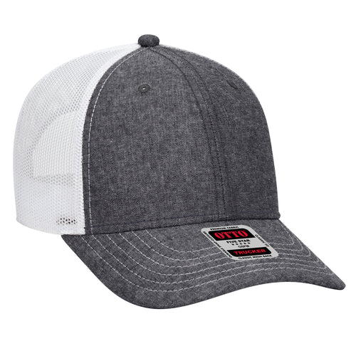 OTTO CAP® 6 Panel Low Profile Mesh Back Trucker Hat