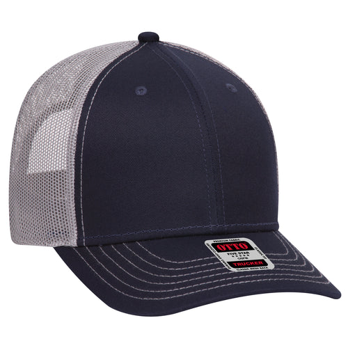 OTTO CAP® 6 Panel Low Profile Mesh Back Trucker Hat