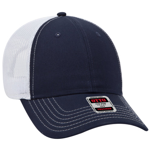 OTTO CAP® 6 Panel Low Profile Mesh Back Trucker Hat