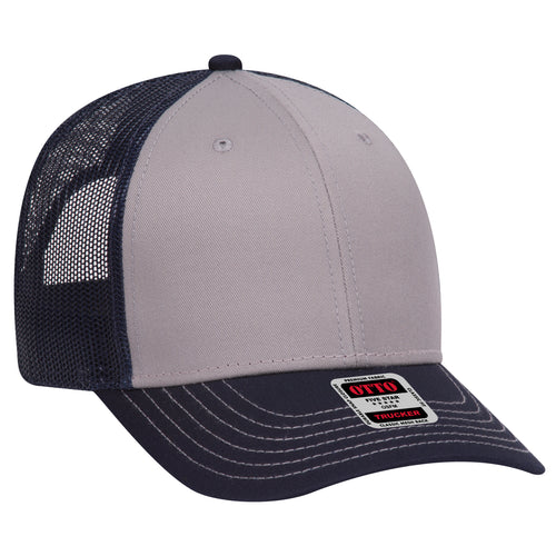 OTTO CAP® 6 Panel Low Profile Mesh Back Trucker Hat