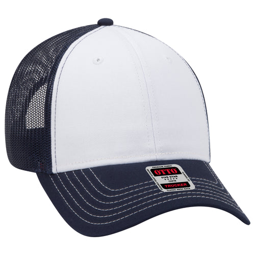 OTTO CAP® 6 Panel Low Profile Mesh Back Trucker Hat