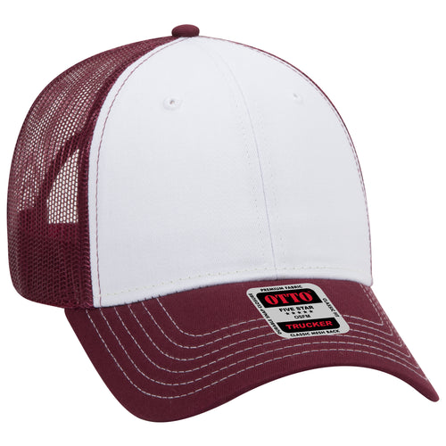 OTTO CAP® 6 Panel Low Profile Mesh Back Trucker Hat