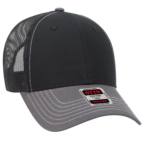 OTTO CAP® 6 Panel Low Profile Mesh Back Trucker Hat