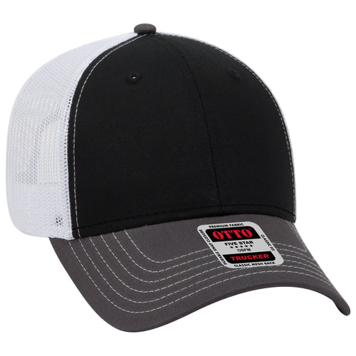 OTTO CAP® 6 Panel Low Profile Mesh Back Trucker Hat