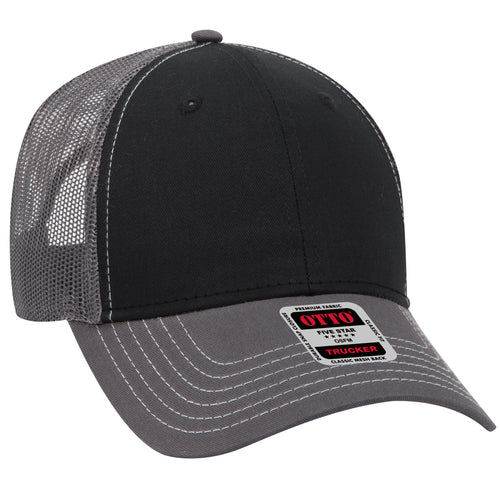 OTTO CAP® 6 Panel Low Profile Mesh Back Trucker Hat