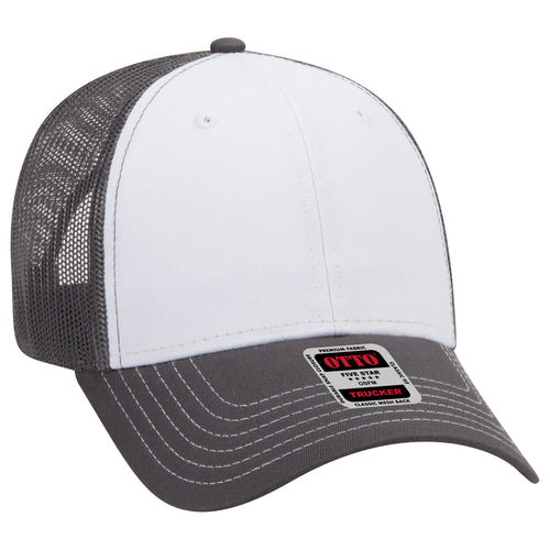 OTTO CAP® 6 Panel Low Profile Mesh Back Trucker Hat