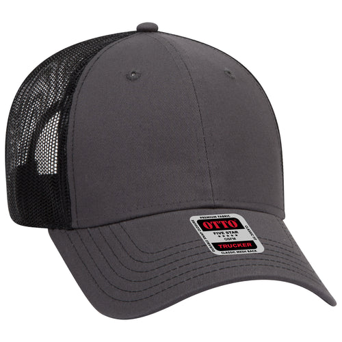 OTTO CAP® 6 Panel Low Profile Mesh Back Trucker Hat