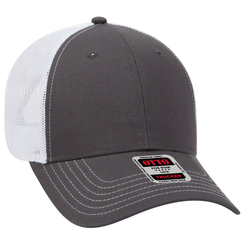 OTTO CAP® 6 Panel Low Profile Mesh Back Trucker Hat