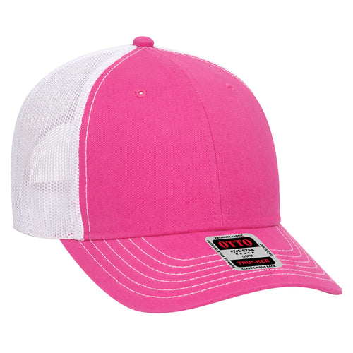 OTTO CAP® 6 Panel Low Profile Mesh Back Trucker Hat