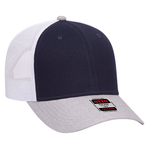 OTTO CAP® 6 Panel Low Profile Mesh Back Trucker Hat