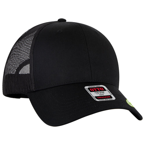 OTTO CAP® 6 Panel Low Profile Mesh Back Trucker Hat