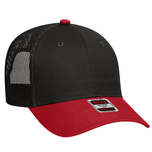 OTTO CAP® 6 Panel Low Profile Mesh Back Trucker Hat