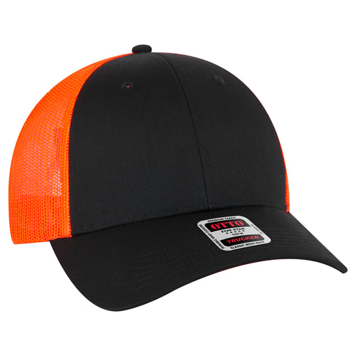 OTTO CAP® 6 Panel Low Profile Mesh Back Trucker Hat