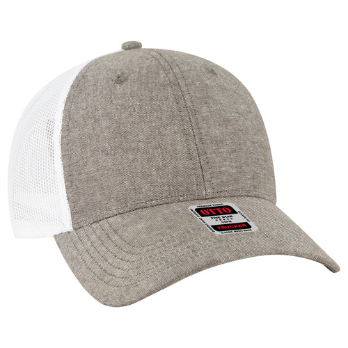OTTO CAP® 6 Panel Low Profile Mesh Back Trucker Hat