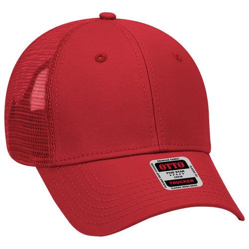 OTTO CAP® 6 Panel Low Profile Mesh Back Trucker Hat