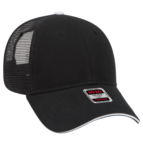 OTTO CAP® 6 Panel Low Profile Mesh Back Trucker Hat
