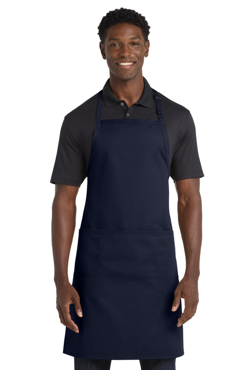 Port Authority ®  Easy Care Extra Long Bib Apron with Stain Release. A700