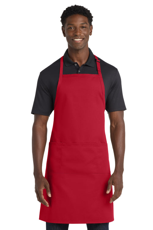 Port Authority ®  Easy Care Extra Long Bib Apron with Stain Release. A700