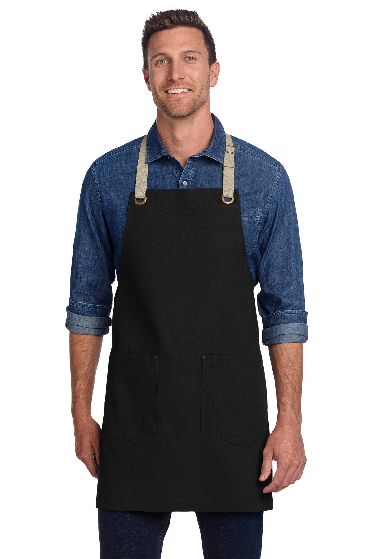 Port Authority ®  Canvas Full-Length Two-Pocket Apron A815