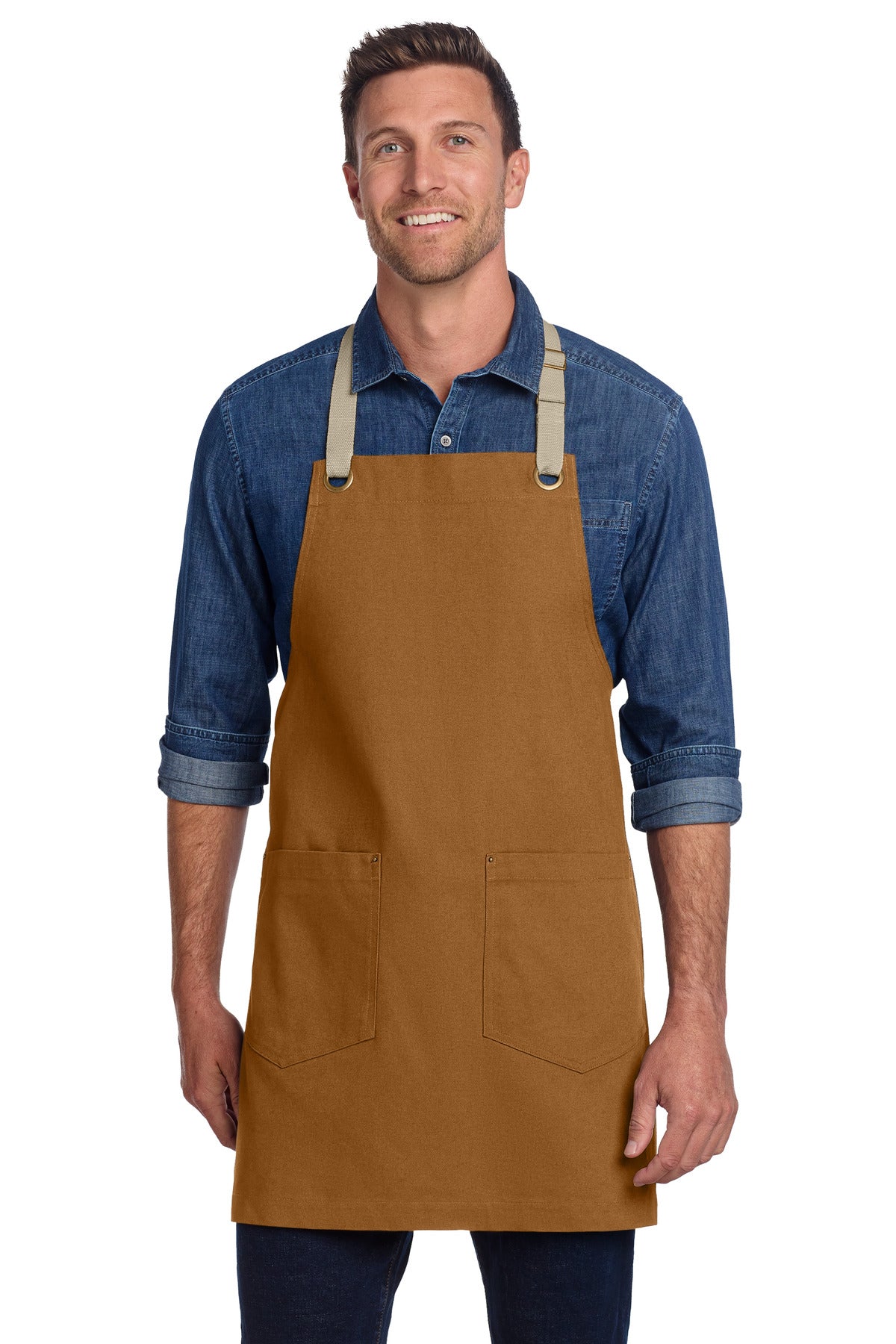 Port Authority ®  Canvas Full-Length Two-Pocket Apron A815
