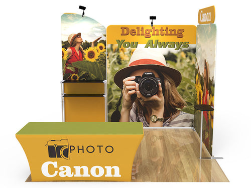 10x10ft Custom Trade Show Booth Design U
