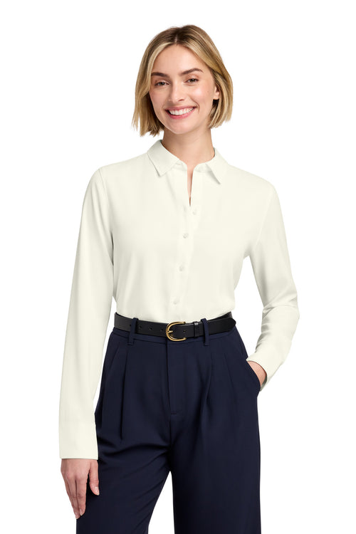 Brooks Brothers ®  Women's Full-Button Satin Blouse BB18007