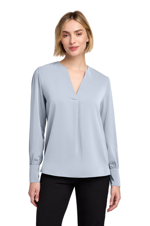 Brooks Brothers ®  Women's Open-Neck Satin Blouse BB18009