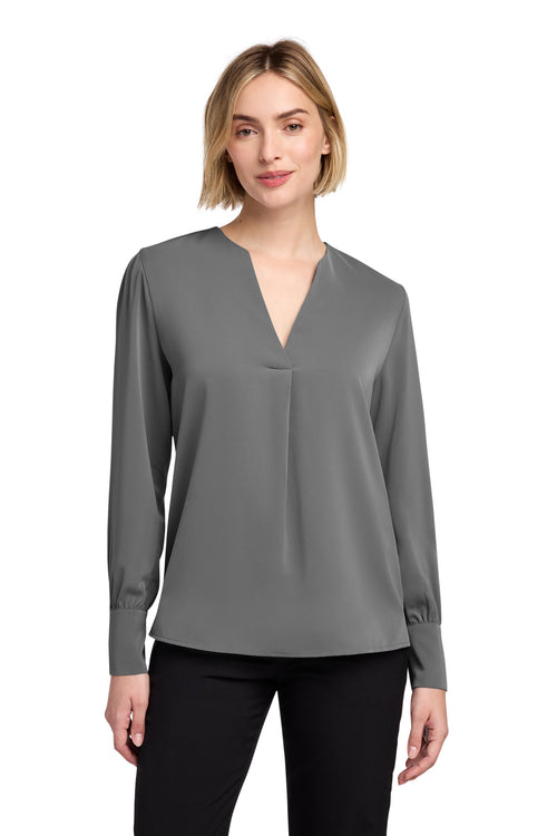 Brooks Brothers ®  Women's Open-Neck Satin Blouse BB18009