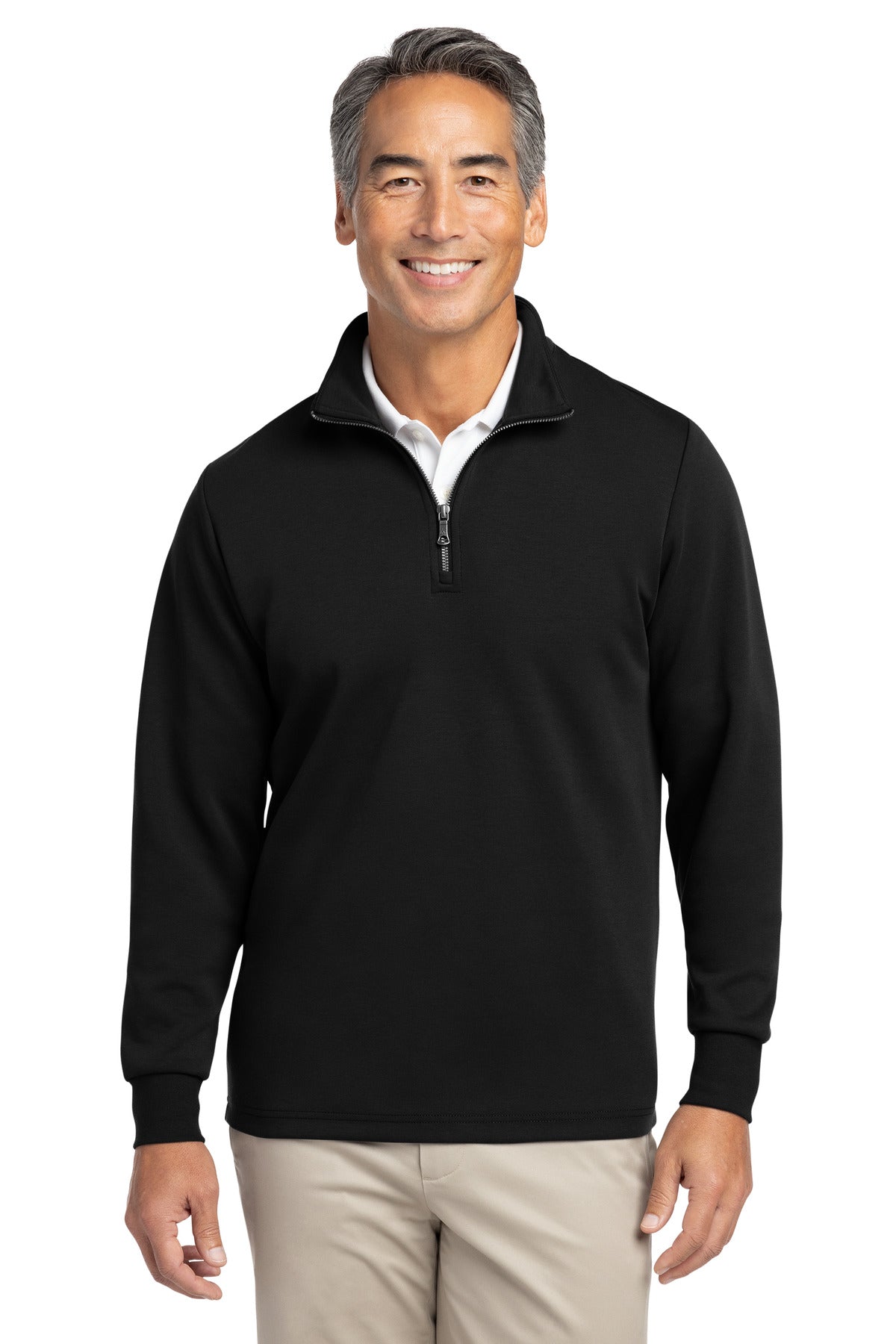 Brooks Brothers ®  Double-Knit 1/4-Zip BB18206
