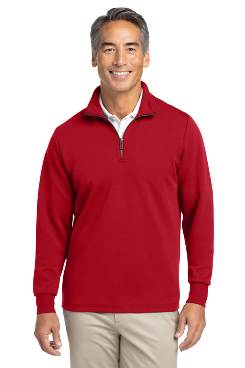 Brooks Brothers ®  Double-Knit 1/4-Zip BB18206