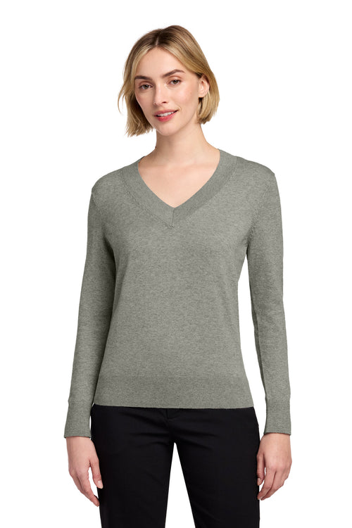 Brooks Brothers ®  Women's Cotton Stretch V-Neck Sweater BB18401