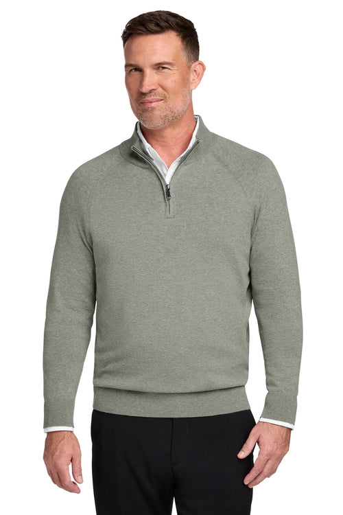 Brooks Brothers ®  Cotton Stretch 1/4-Zip Sweater BB18402
