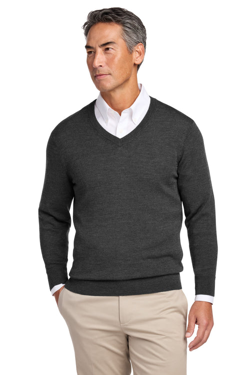 Brooks Brothers ®  Washable Merino V-Neck Sweater BB18410