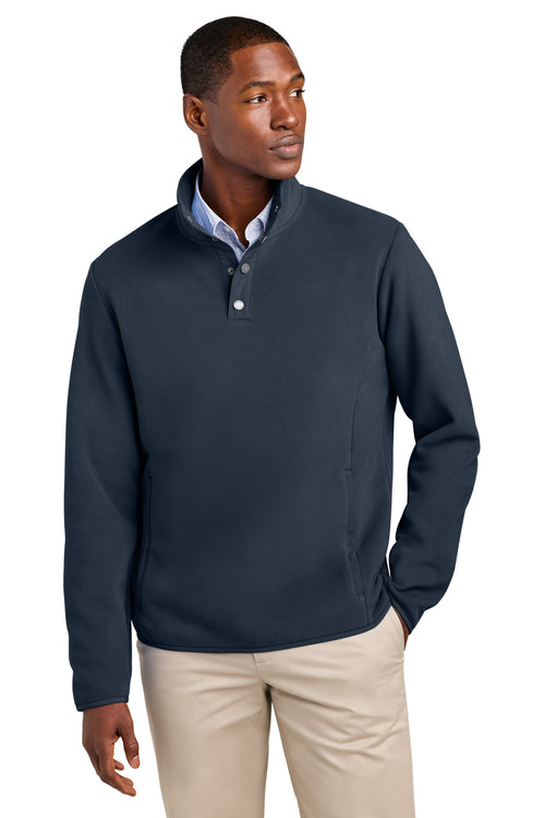 Brooks Brothers ®  Fleece 1/4-Snap Neck BB18612