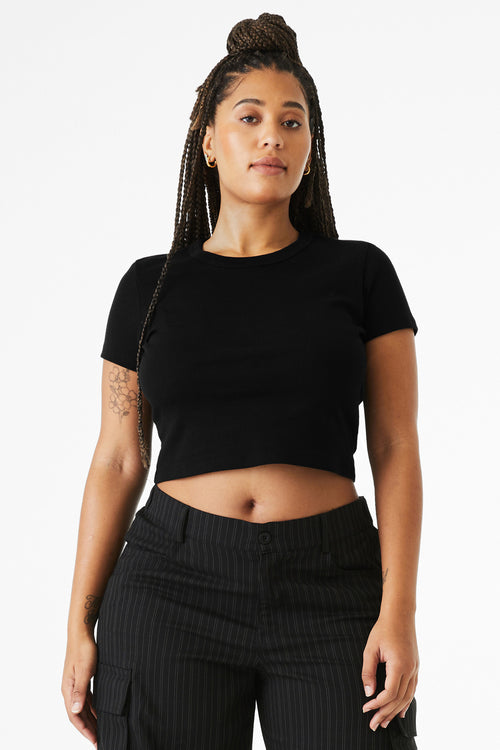 BELLA+CANVAS ®  Women's Micro Rib Baby Tee BC1010