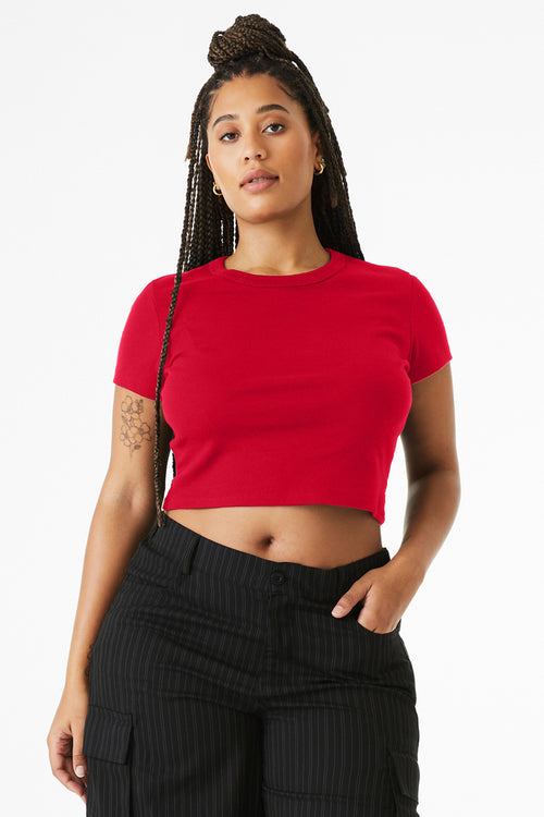 BELLA+CANVAS ®  Women's Micro Rib Baby Tee BC1010