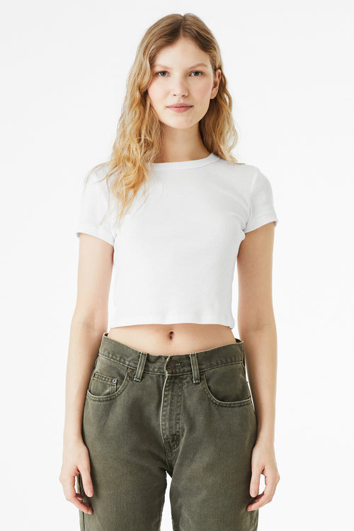 BELLA+CANVAS ®  Women's Micro Rib Baby Tee BC1010