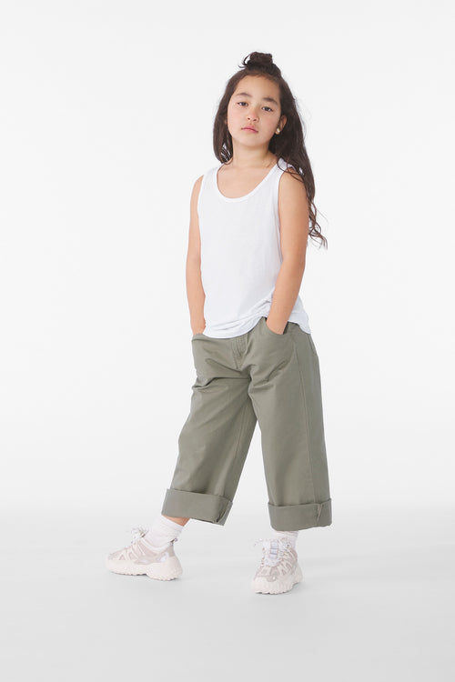 BELLA+CANVAS ®  Youth Heather CVC Tank BC3480YCVC