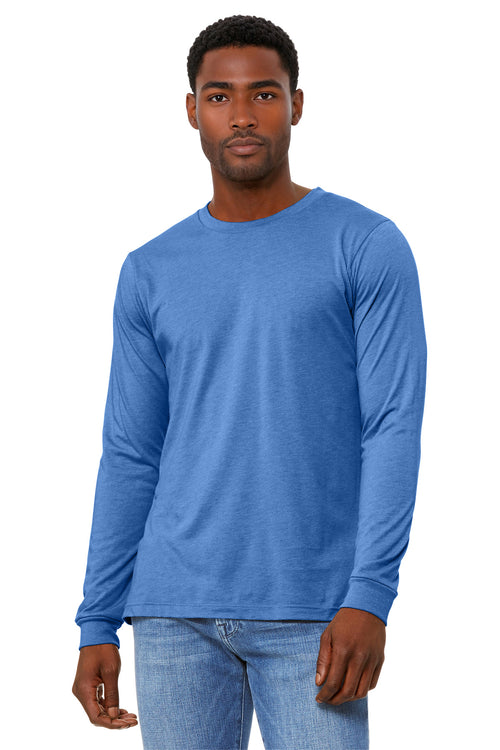 BELLA+CANVAS ®  Unisex Heather CVC Long Sleeve Tee BC3501CVC