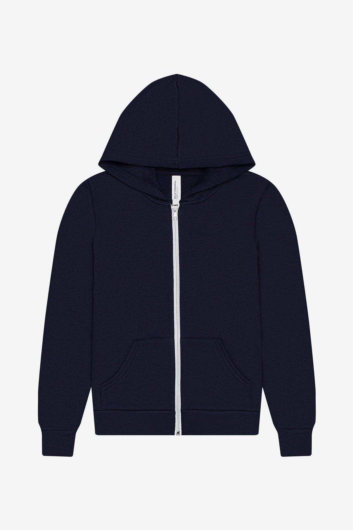 BELLA+CANVAS ®  Youth Sponge Fleece Full-Zip Hooded Sweatshirt BC3739Y