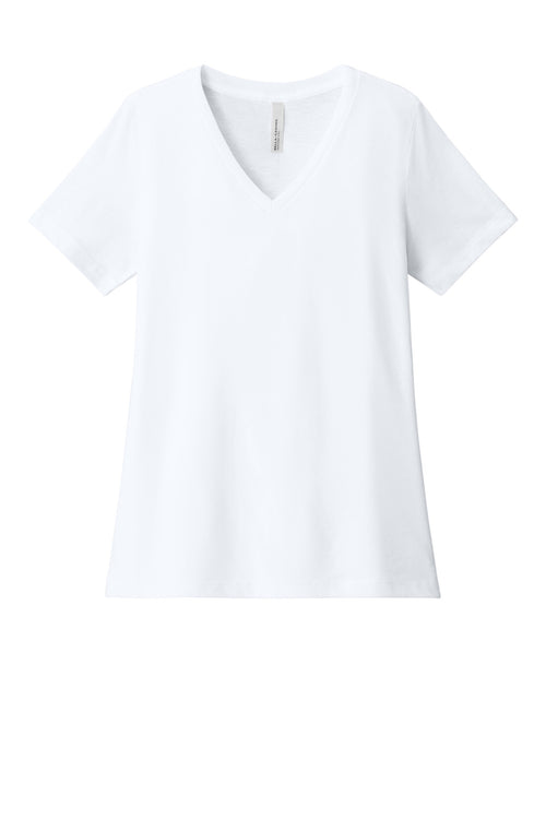 BELLA+CANVAS ®  Women's Relaxed Heather CVC V-Neck Tee BC6405CVC