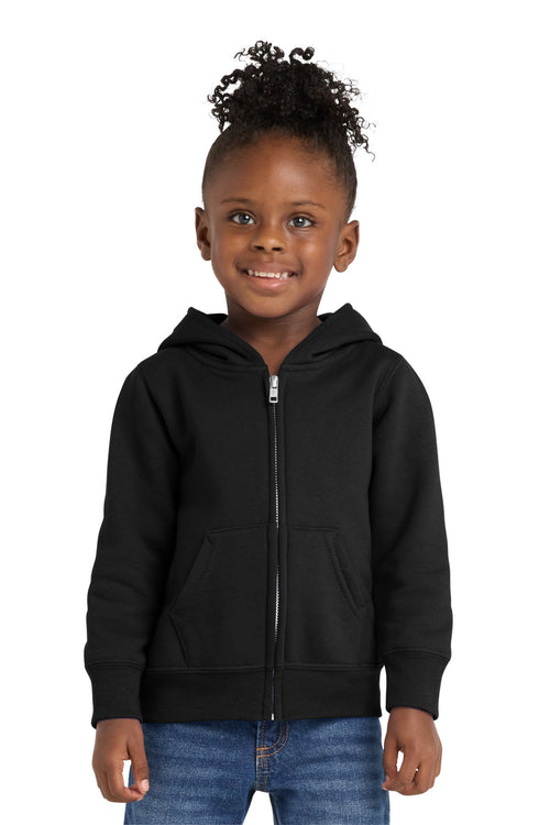 Port & Co ®  Toddler Core Fleece Full-Zip Hooded Sweatshirt. CAR78TZH