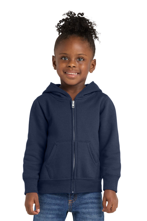 Port & Co ®  Toddler Core Fleece Full-Zip Hooded Sweatshirt. CAR78TZH