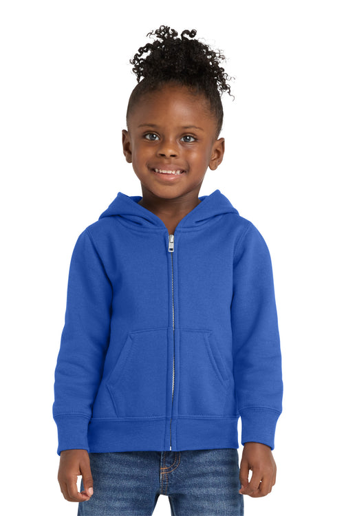 Port & Co ®  Toddler Core Fleece Full-Zip Hooded Sweatshirt. CAR78TZH