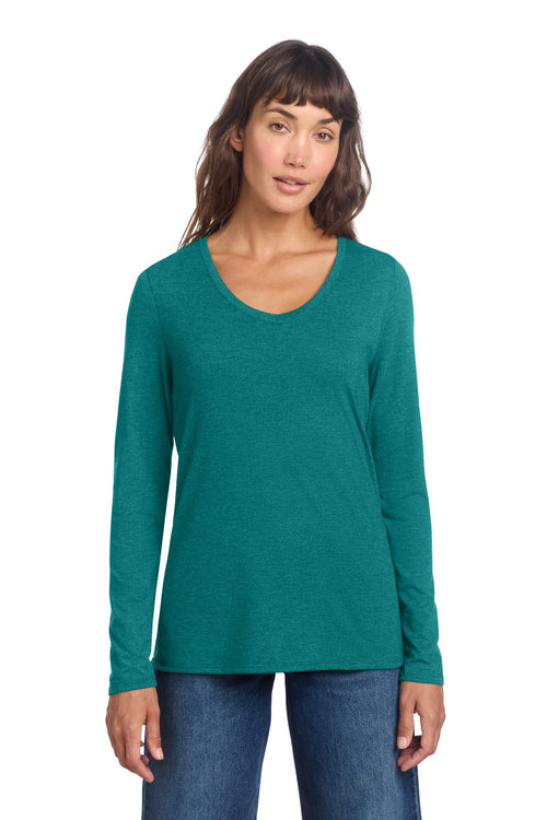 District ®  Women's Perfect Tri ®  Long Sleeve V-Neck Tee DT135